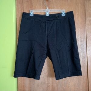 AGB Black Bermuda Shorts
• Size 10